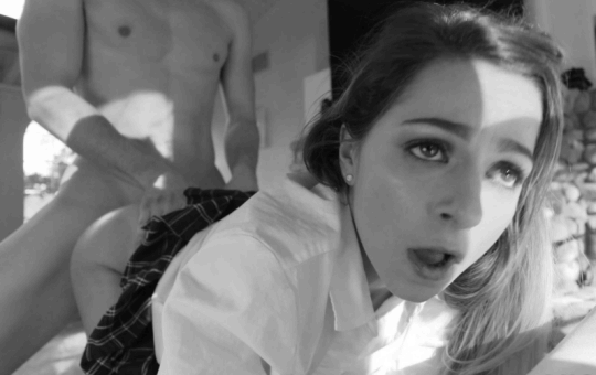 Nasty schoolgirl on cock xxx