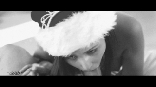 Sexy whore sucks cock